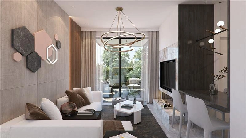 آپارتمانها در مجموعهای مسکونی مدرن در لارناکا، قبرس