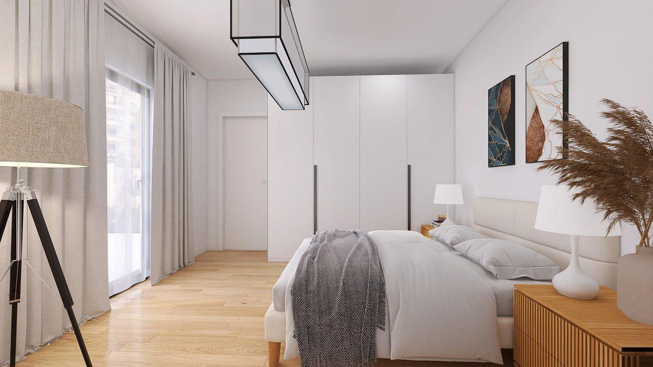 Apartments in a modern residential complex in Attica, Greece