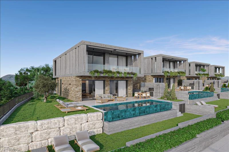 Villas in a modern residential complex in Paphos, Cyprus