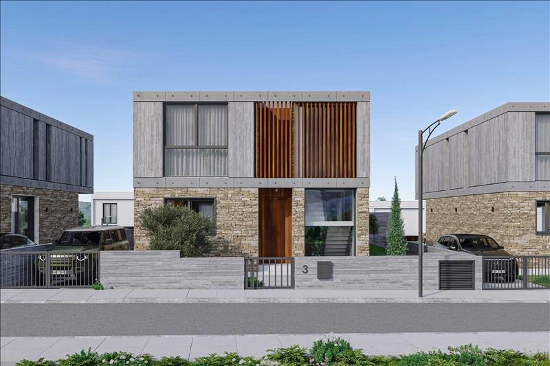 Villas in a modern residential complex in Paphos, Cyprus