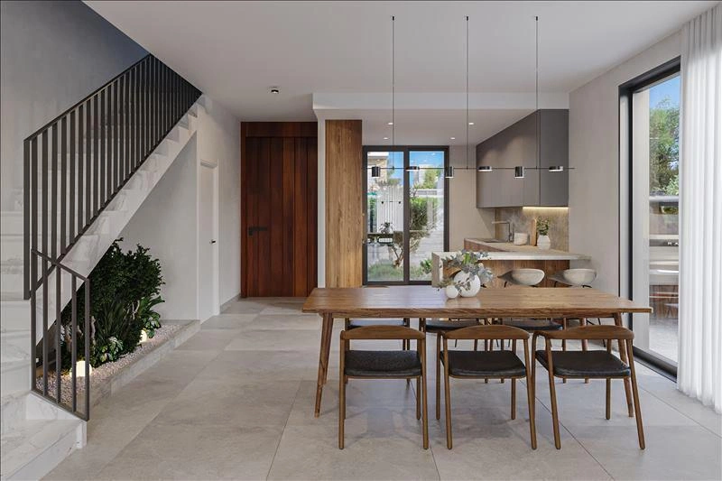 Villas in a modern residential complex in Paphos, Cyprus