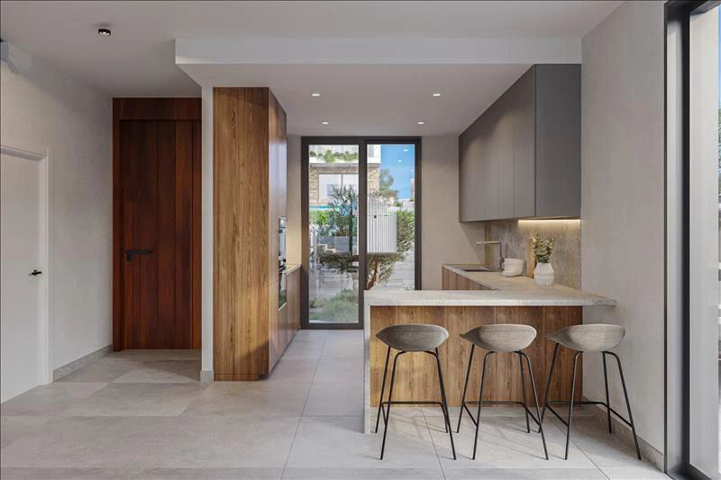 Villas in a modern residential complex in Paphos, Cyprus