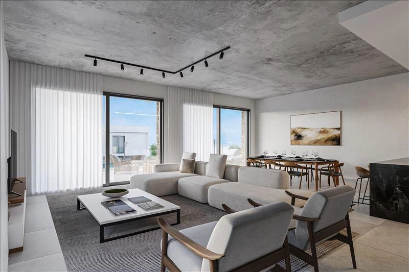 Villas in a modern residential complex in Paphos, Cyprus