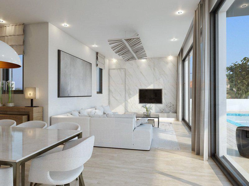 Villas avec vue sur la mer à Famagouste, Chypre