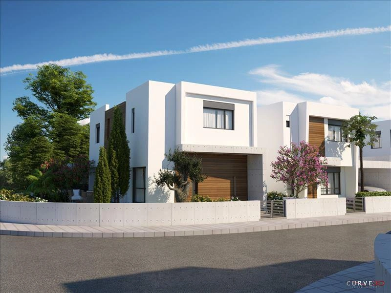 Villas en un complejo residencial moderno en Nicosia, Chipre