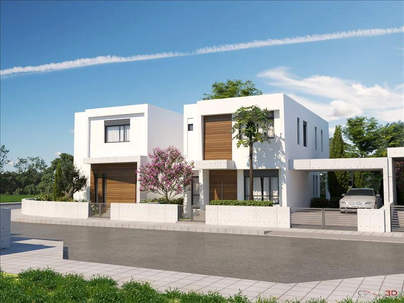 Villas en un complejo residencial moderno en Nicosia, Chipre