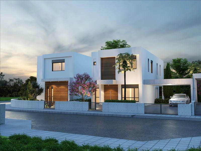 Villas en un complejo residencial moderno en Nicosia, Chipre