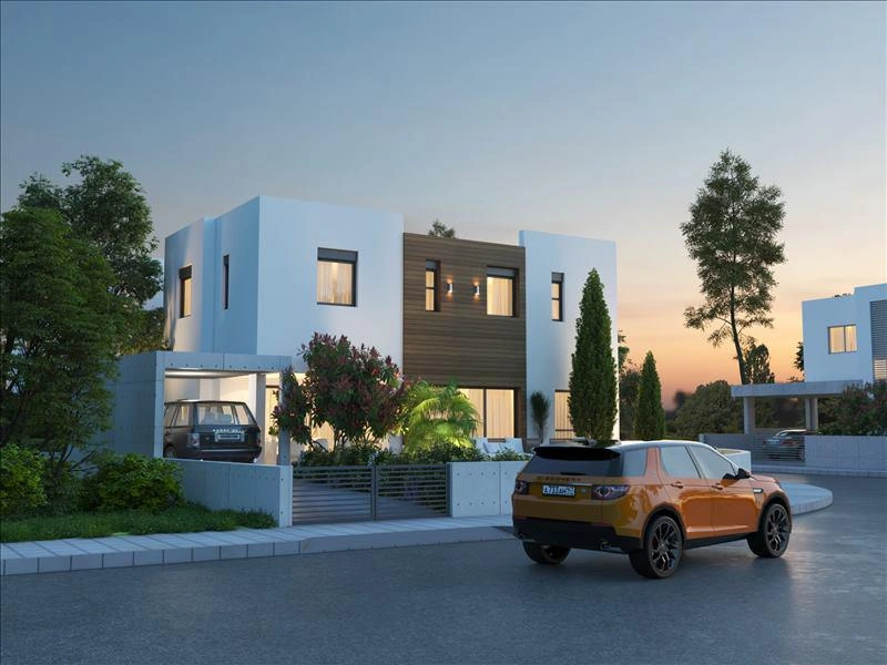 Villas en un complejo residencial moderno en Nicosia, Chipre