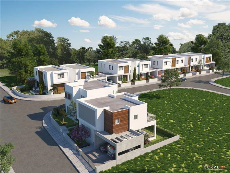 Villas en un complejo residencial moderno en Nicosia, Chipre