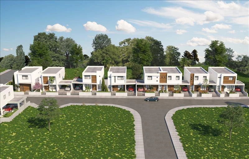 Villas en un complejo residencial moderno en Nicosia, Chipre