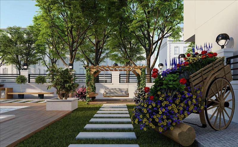 터키 이스탄불의 주거 단지 내 아파트