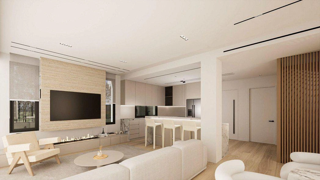 Apartments in a modern residential complex in Attica, Greece