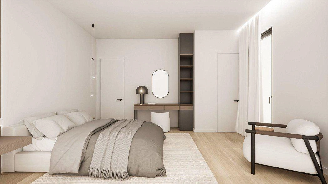 Apartments in a modern residential complex in Attica, Greece