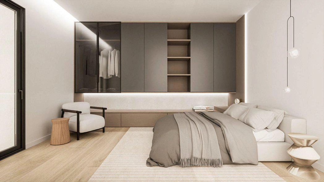 Apartments in a modern residential complex in Attica, Greece