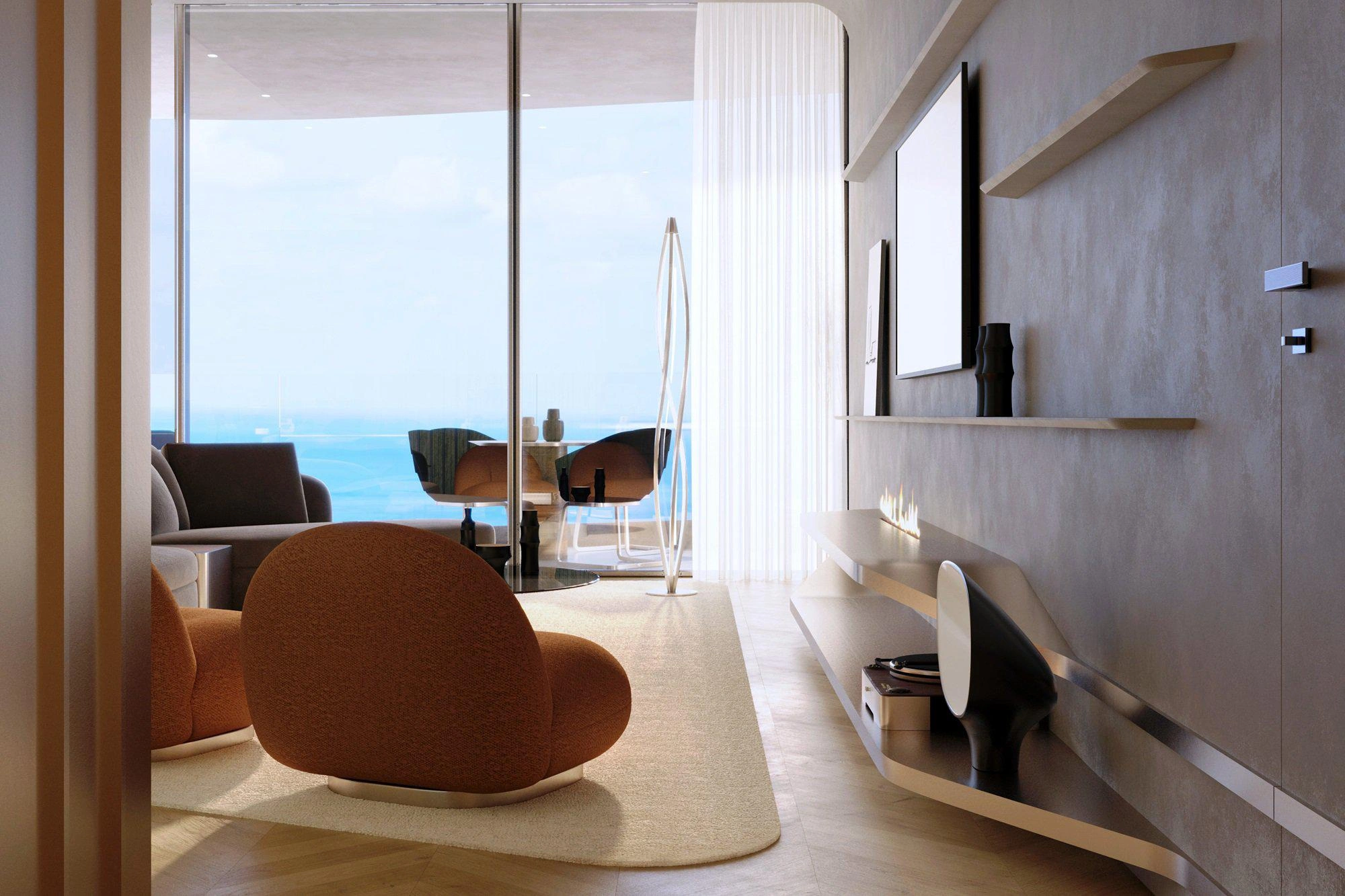 برج أيكونيك، المساحة 81–81 m²