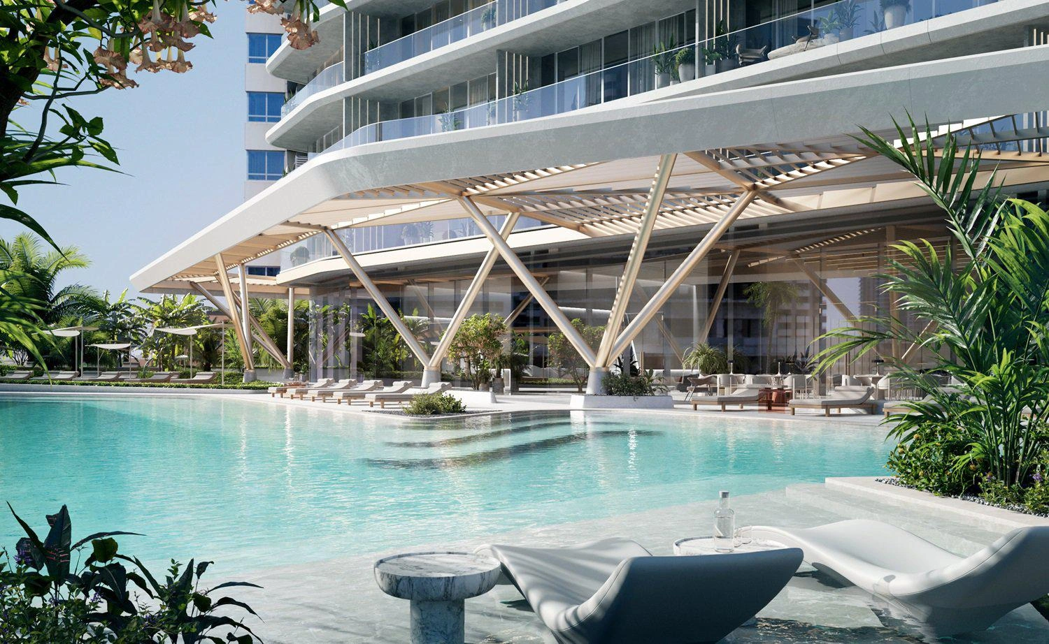 برج أيكونيك، المساحة 81–81 m²