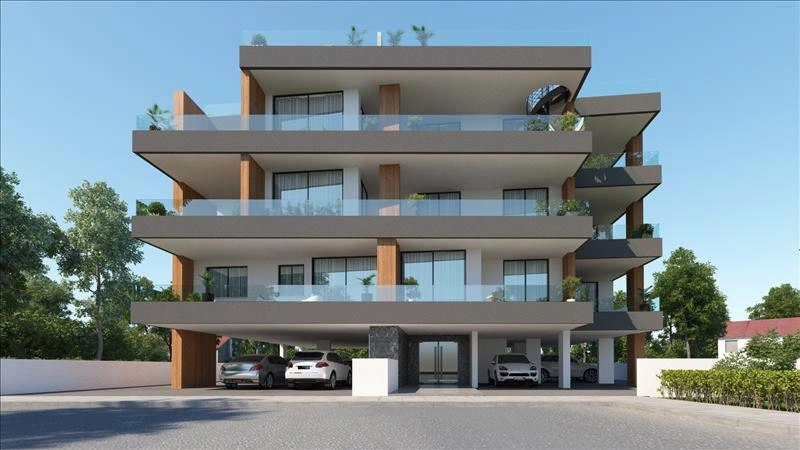 Apartments in a modern residential complex in Larnaca, Cyprus