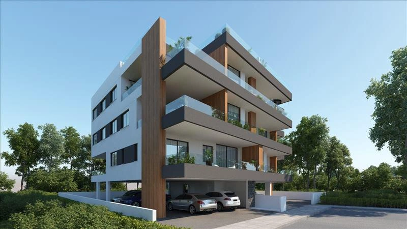 Apartments in a modern residential complex in Larnaca, Cyprus