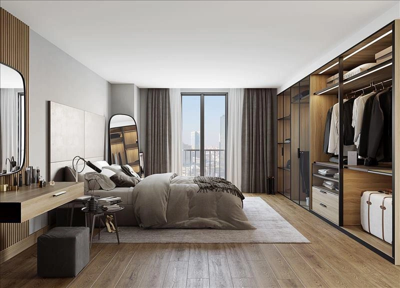 Apartments in a modern residential complex in Ataşehir, Istanbul, Turkiye