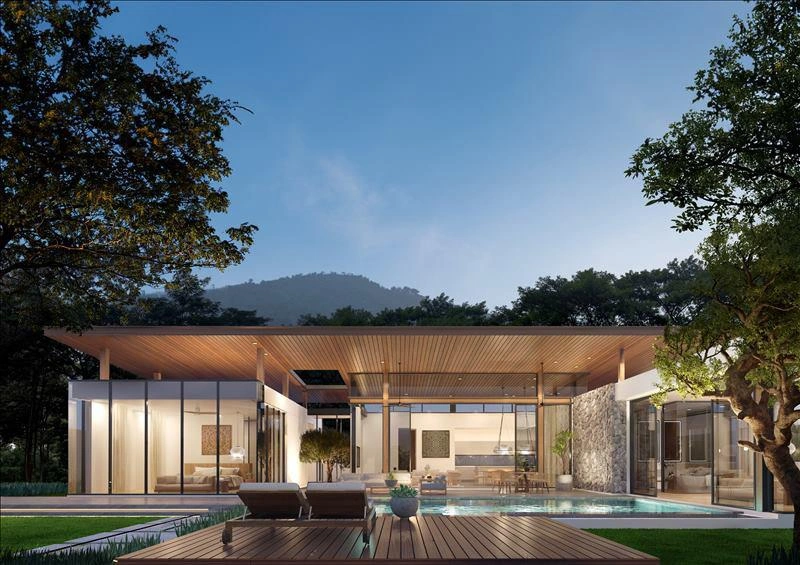 Villas dans un nouveau complexe résidentiel à Phuket, Thaïlande