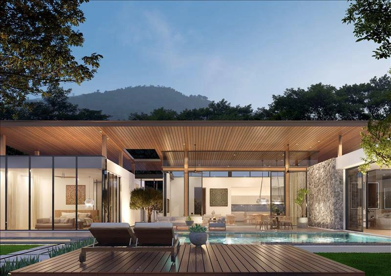 Villas dans un nouveau complexe résidentiel à Phuket, Thaïlande