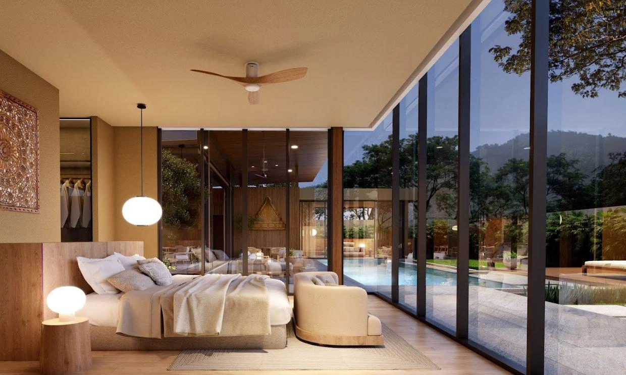 Villas in a new development project in Phuket, Thailand