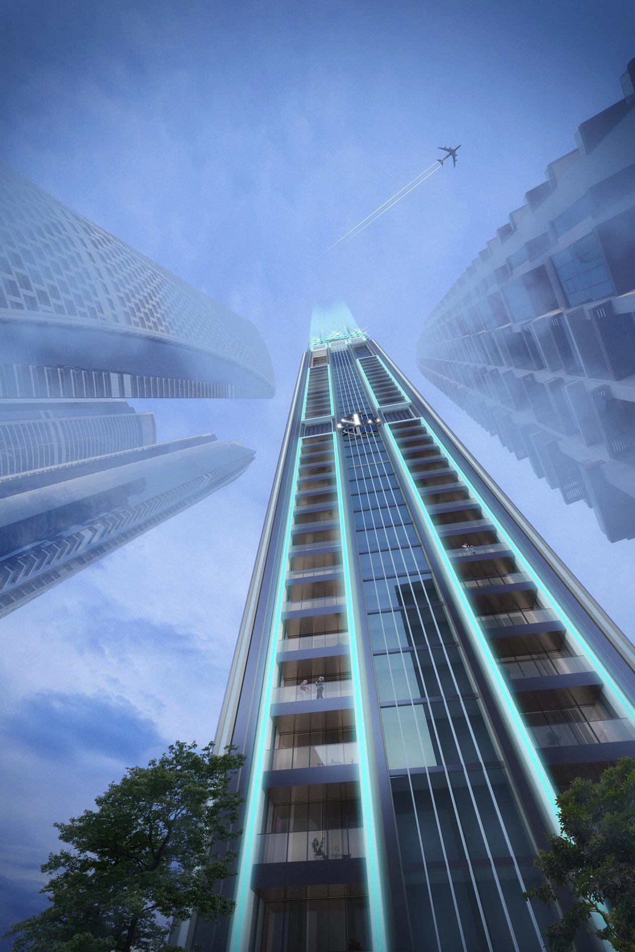 Burj Binghatti Jacob 公寓,迪拜,阿拉伯联合酋长国