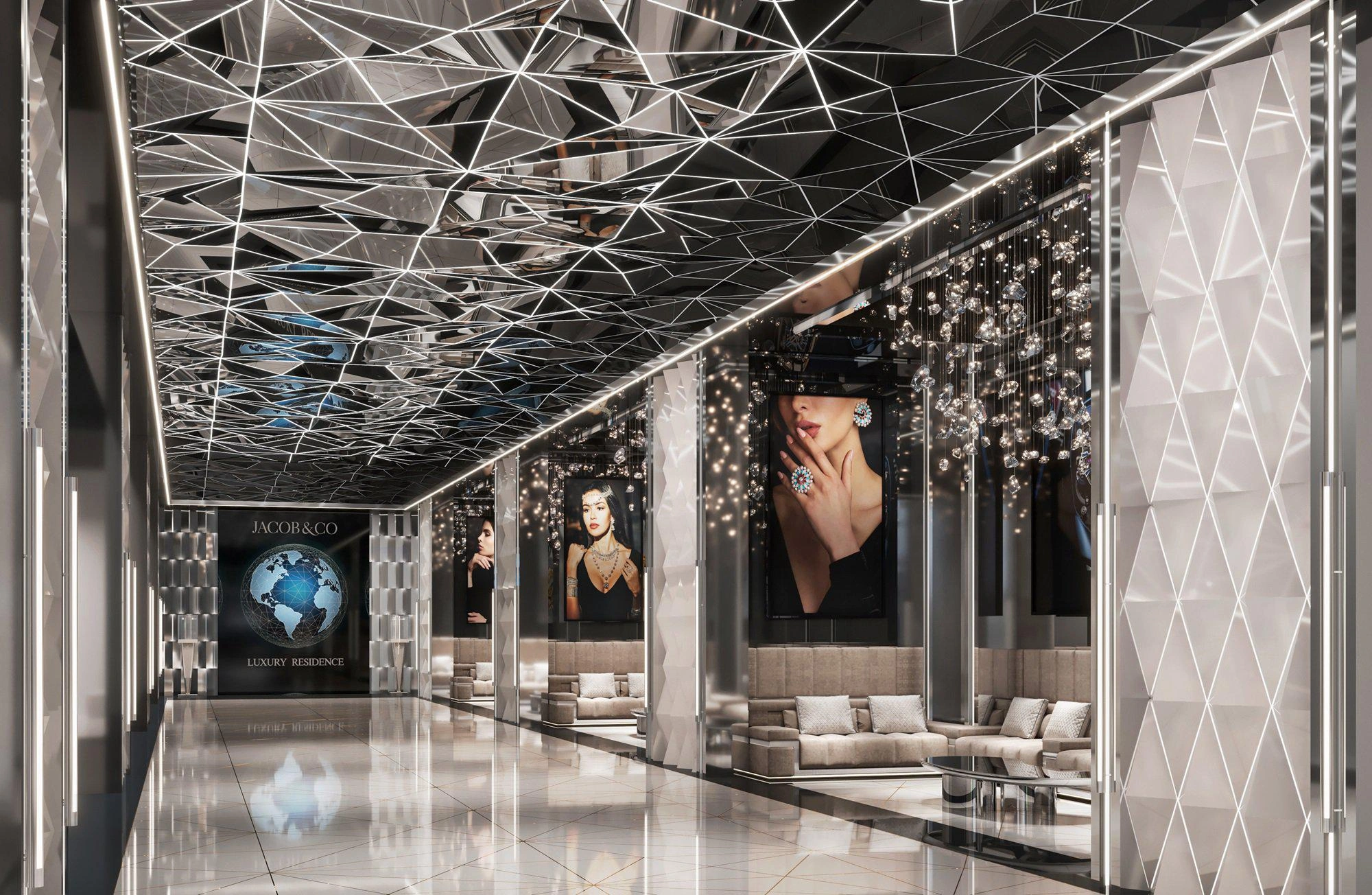 Burj Binghatti Jacob 公寓,迪拜,阿拉伯联合酋长国