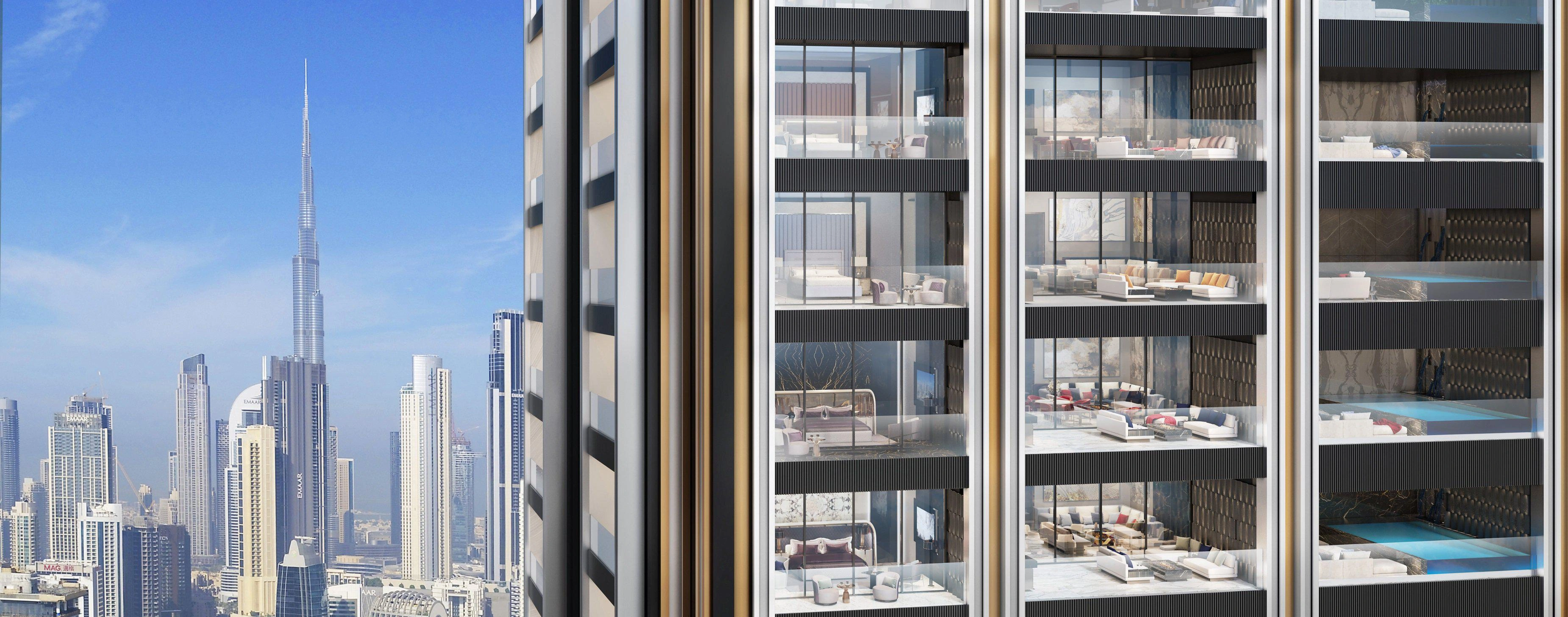 Burj Binghatti Jacob 公寓,迪拜,阿拉伯联合酋长国