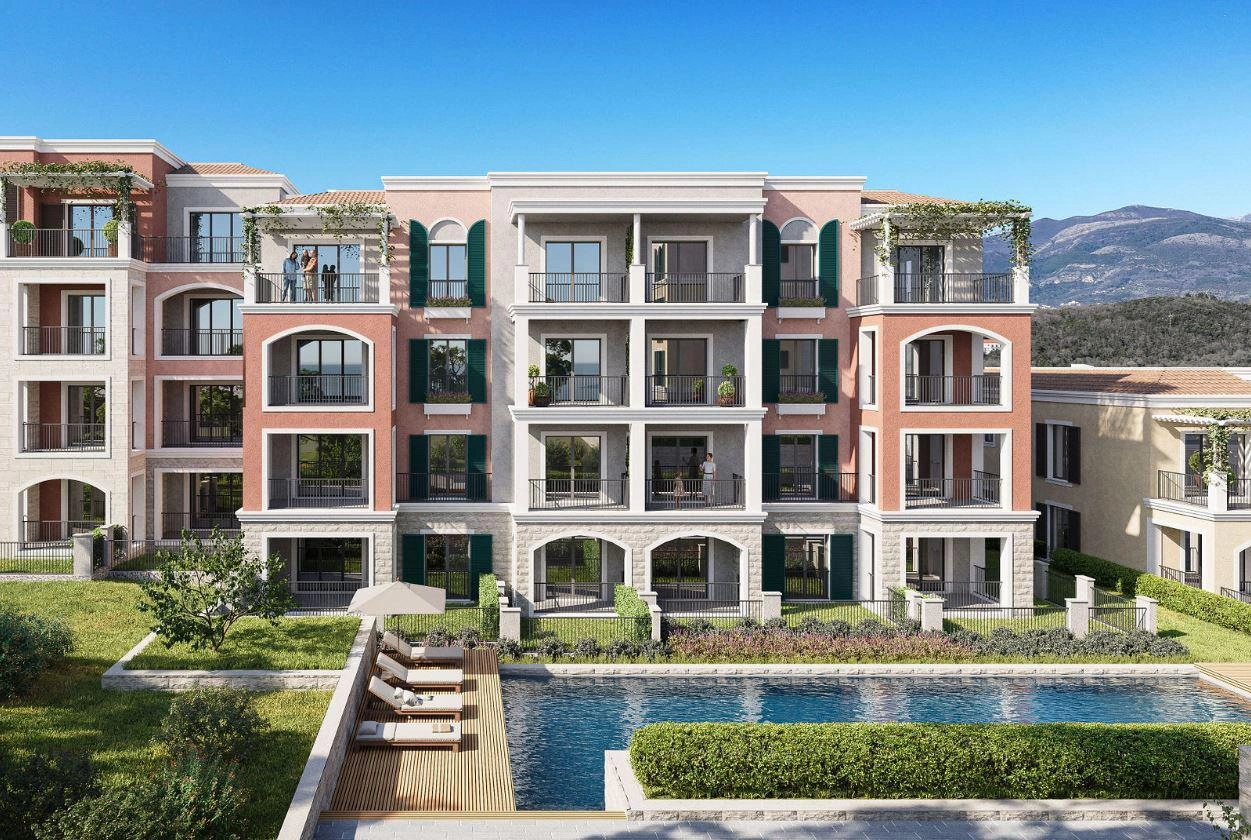 Resort-style apartments in Tivat, Montenegro