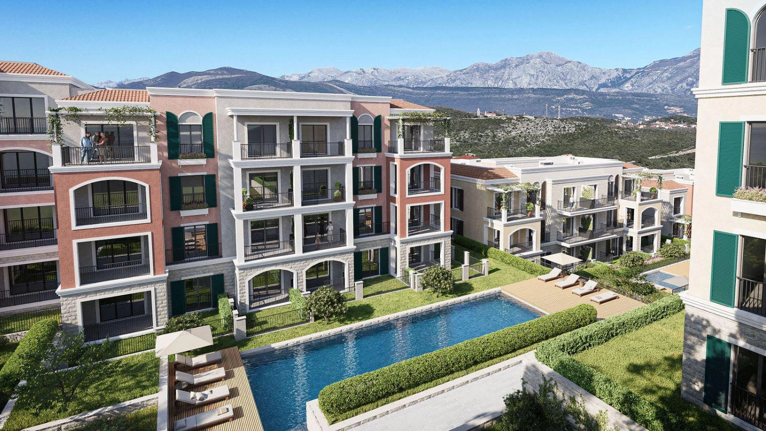 Resort-style apartments in Tivat, Montenegro