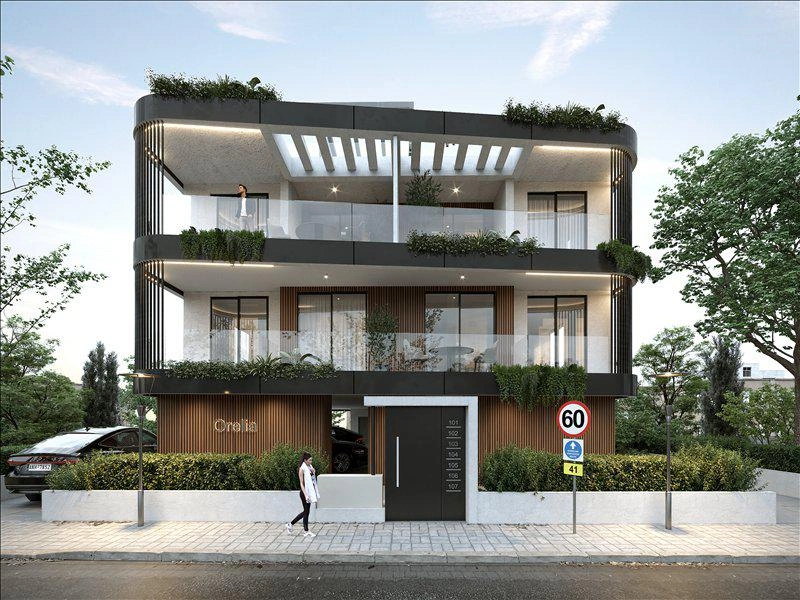 Apartments in a modern residential complex in Aglantzia, Nicosia, Cyprus