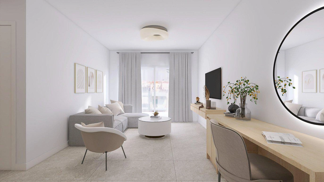 Apartments in a new residential building in Attica, Greece