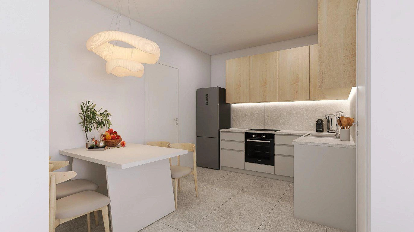 Apartments in a new residential building in Attica, Greece