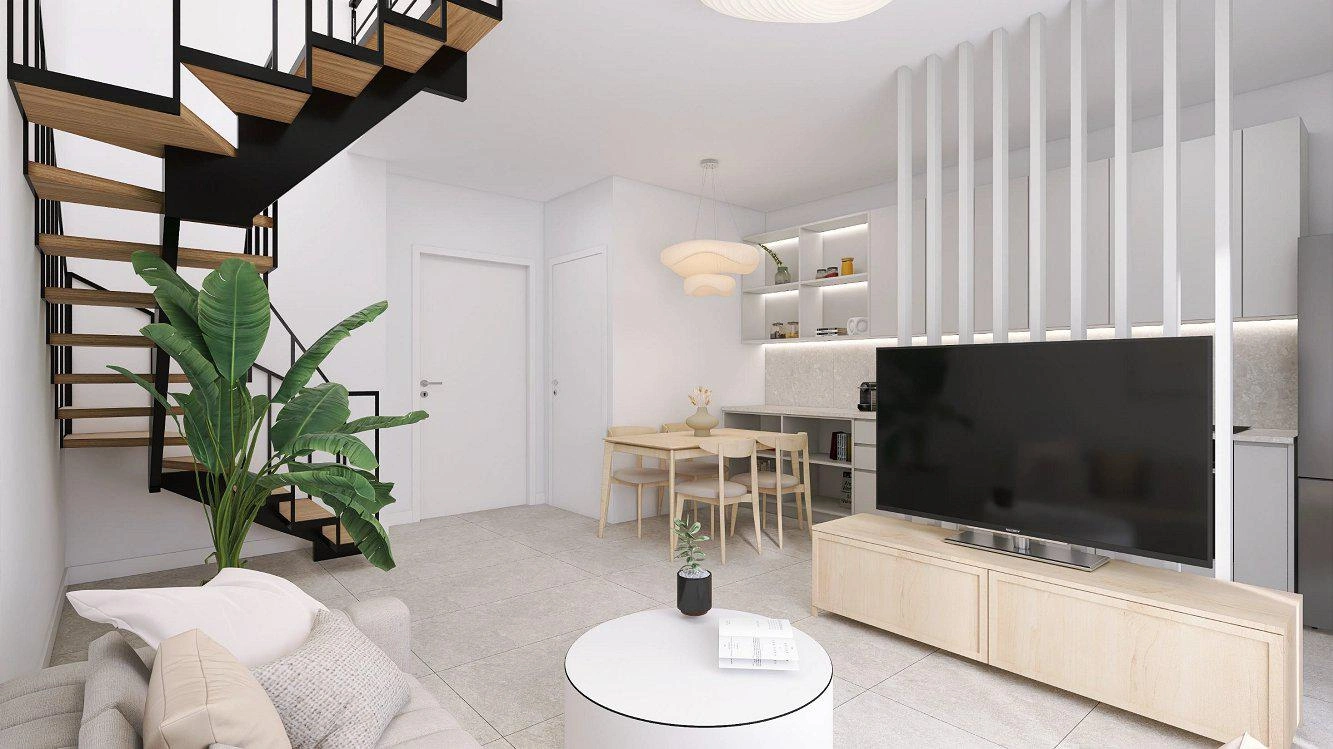 Apartments in a new residential building in Attica, Greece