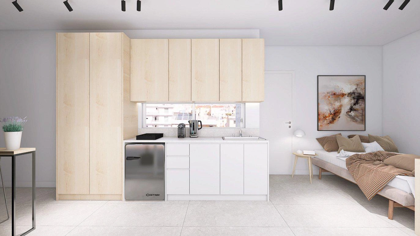 Apartments in a new residential building in Attica, Greece