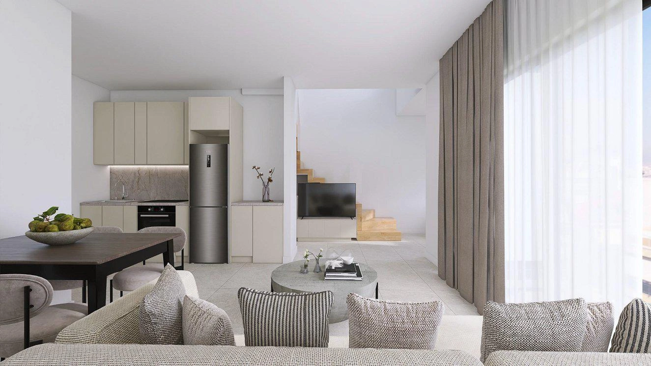 Apartments in a modern residential complex in Attica, Greece