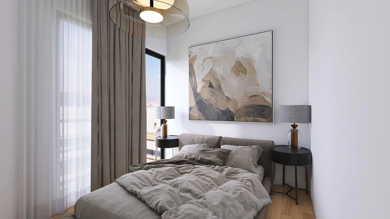 Apartments in a modern residential complex in Attica, Greece