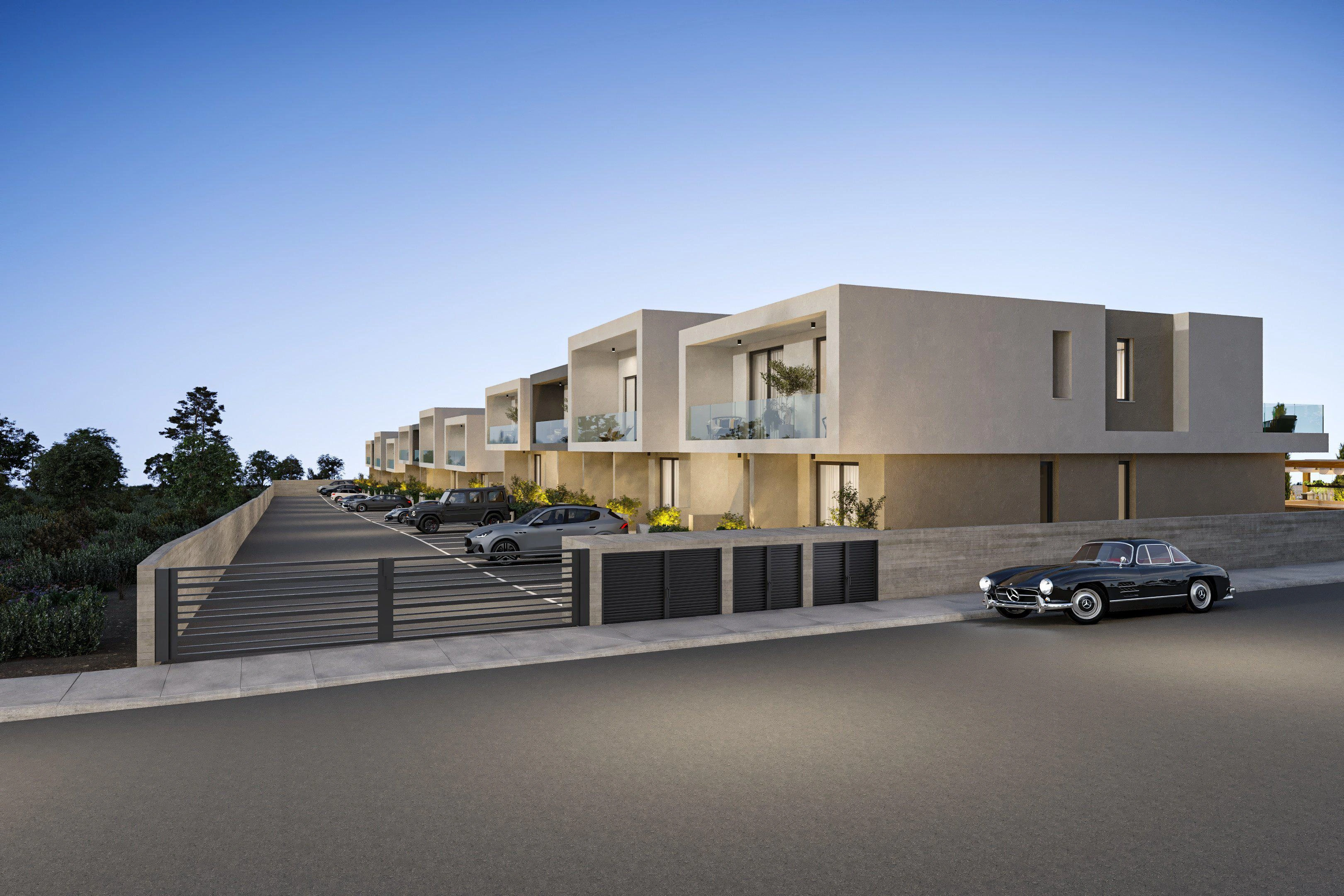 آپارتمانها در یک مجتمع مسکونی جدید در پافوس، قبرس