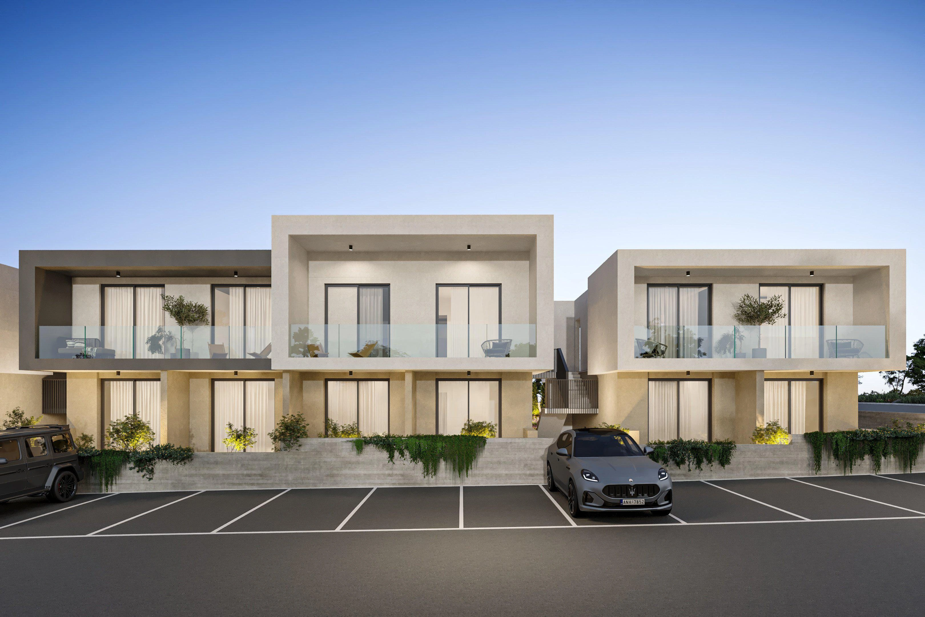 آپارتمانها در یک مجتمع مسکونی جدید در پافوس، قبرس