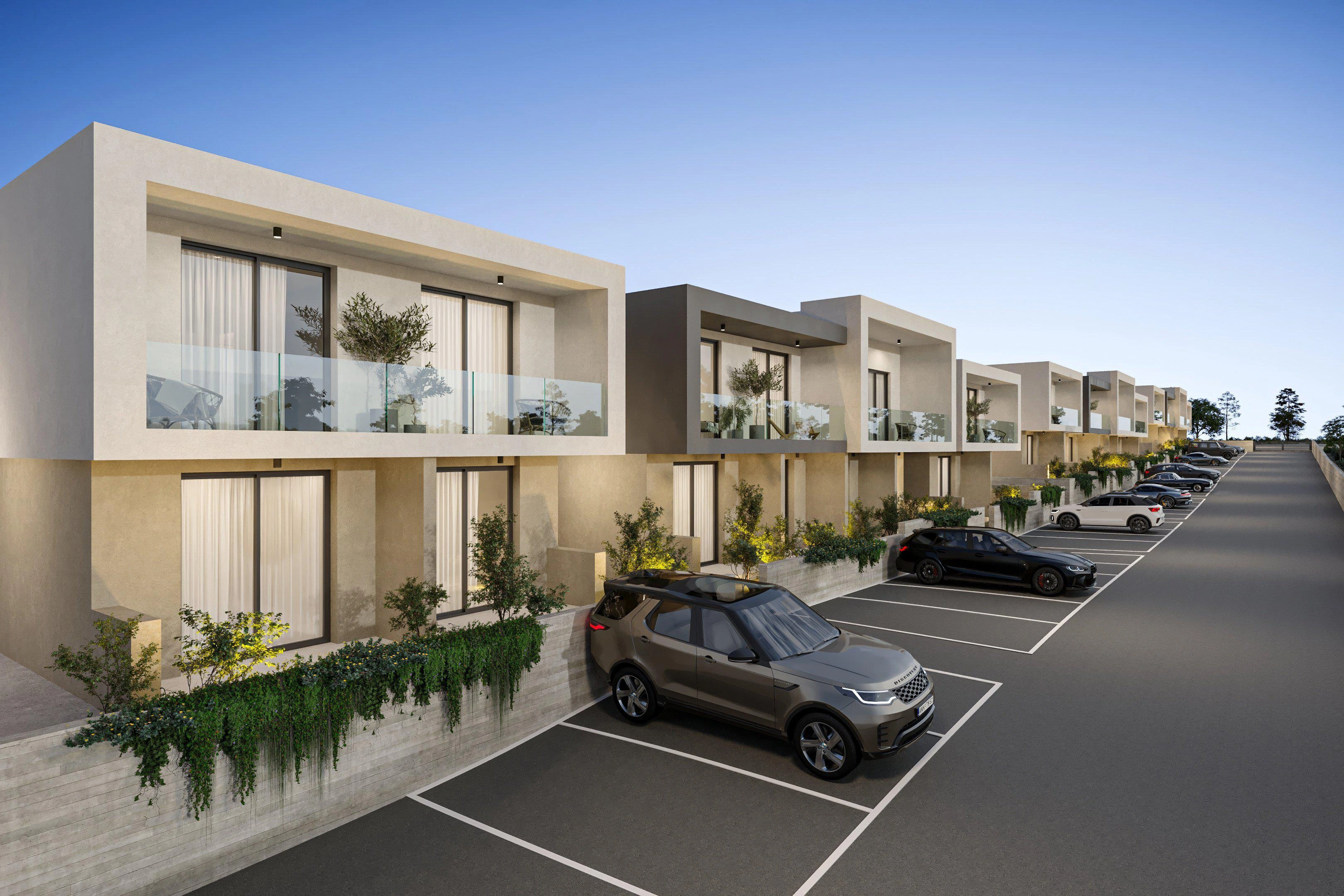 آپارتمانها در یک مجتمع مسکونی جدید در پافوس، قبرس