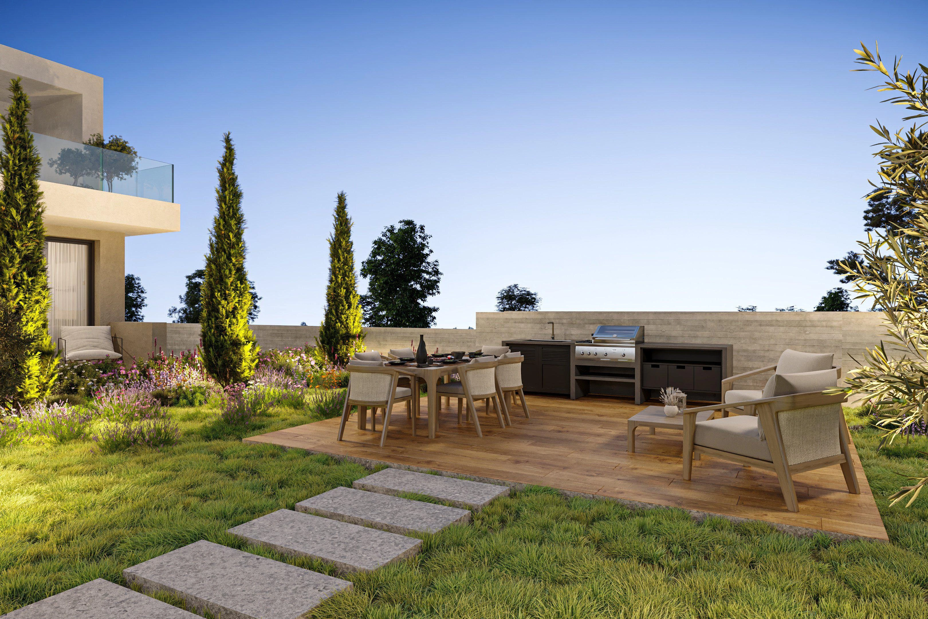 آپارتمانها در یک مجتمع مسکونی جدید در پافوس، قبرس