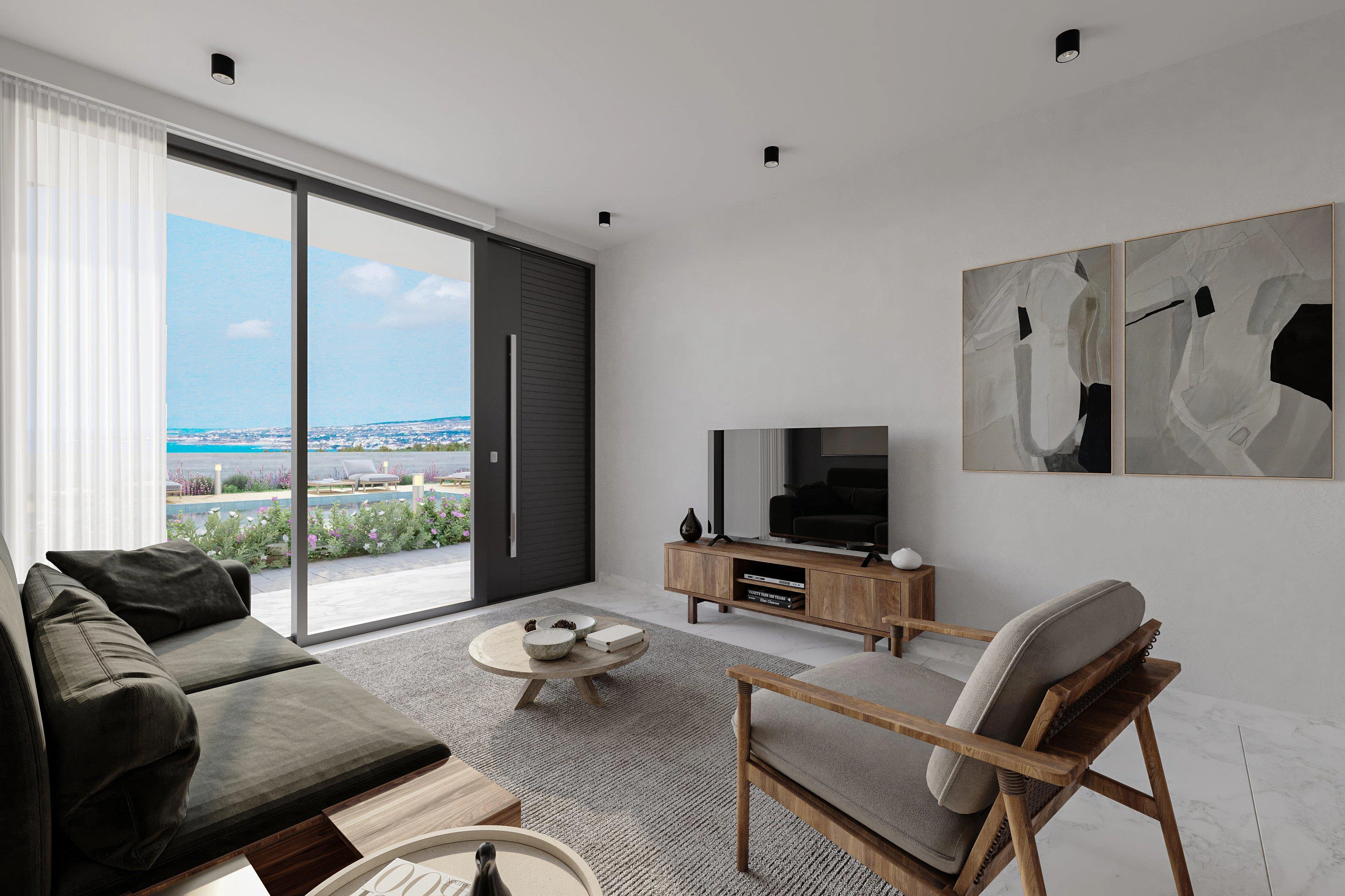 آپارتمانها در یک مجتمع مسکونی جدید در پافوس، قبرس