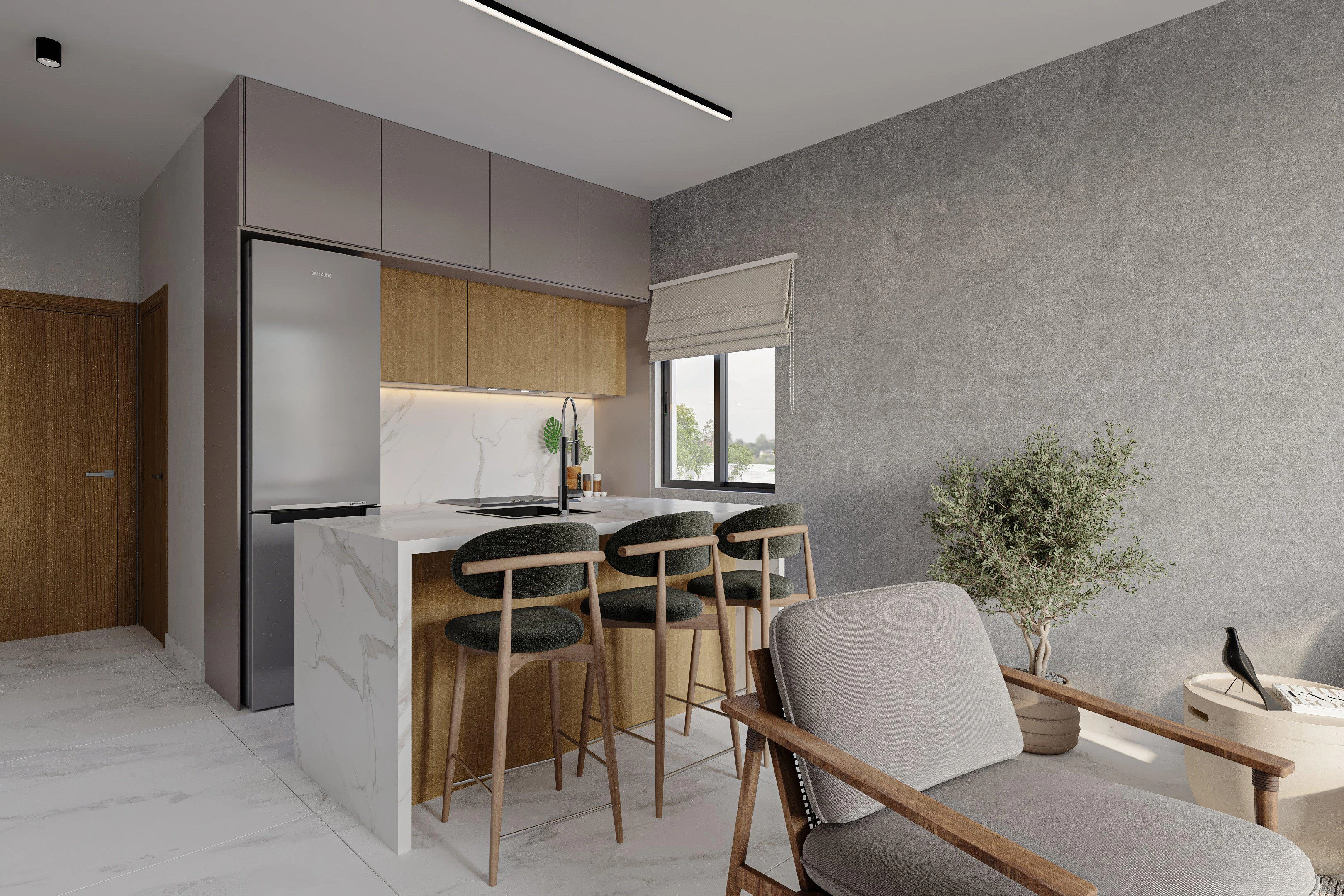 آپارتمانها در یک مجتمع مسکونی جدید در پافوس، قبرس