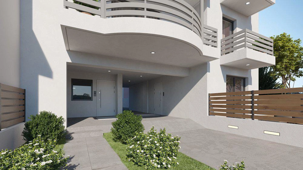 Apartments in a modern residential complex in Attica, Greece