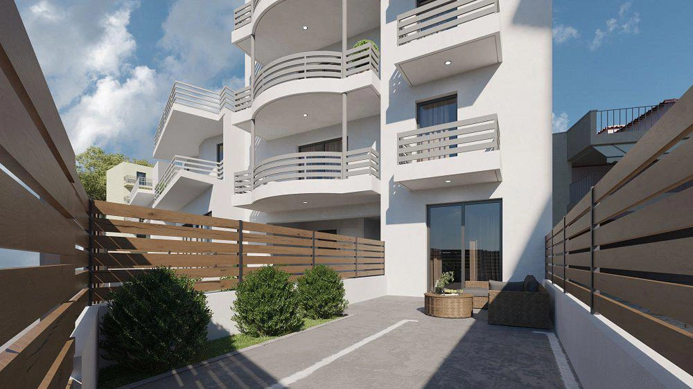 Apartments in a modern residential complex in Attica, Greece