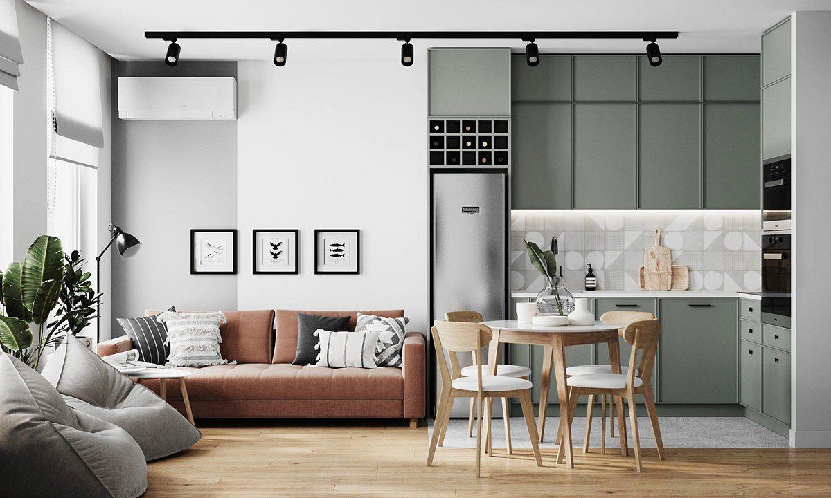 Apartments in a low-rise residence close to the beach in Attica, Greece