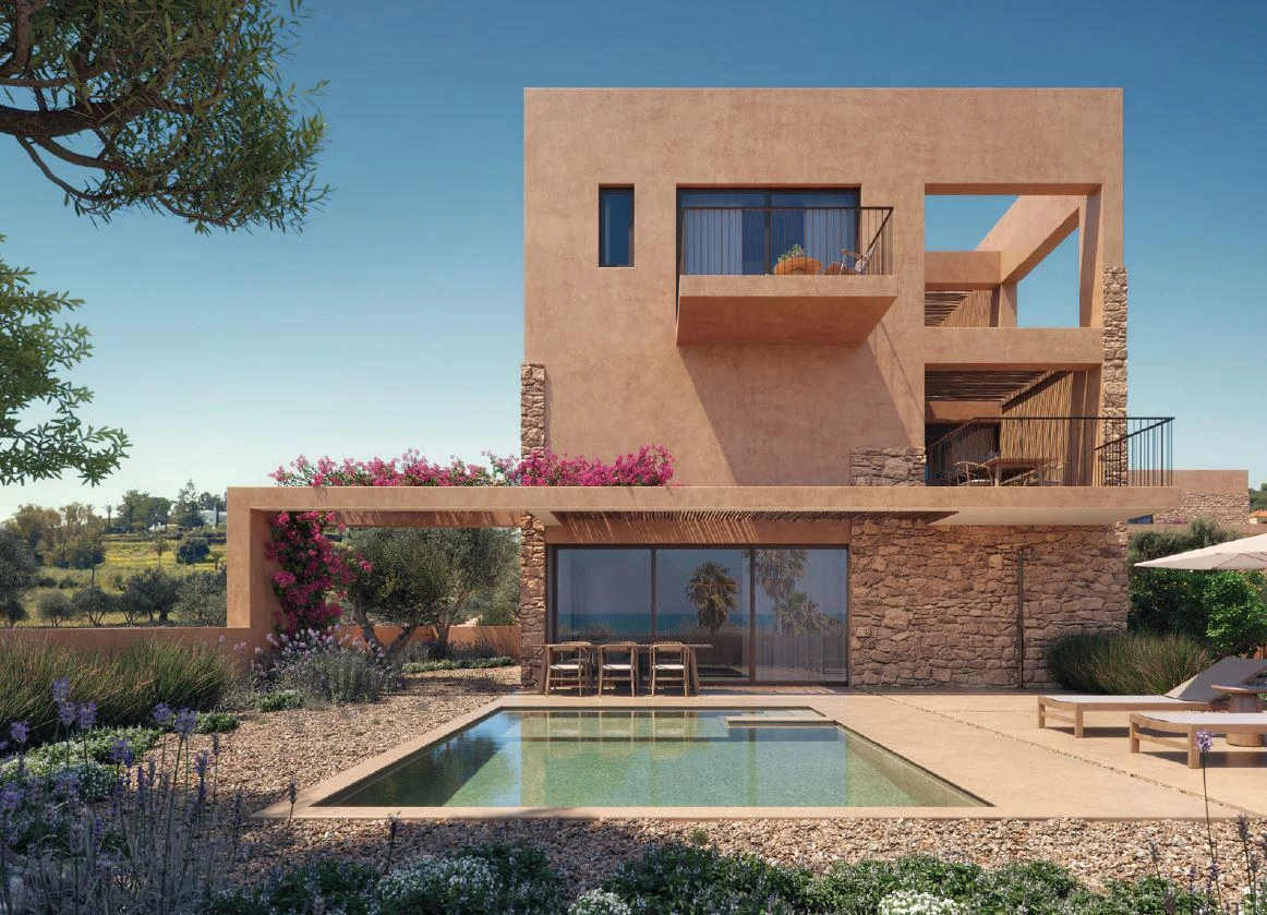 فلل بمسبح في كريت، اليونان