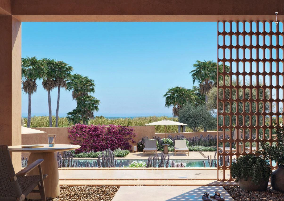 فلل بمسبح في كريت، اليونان