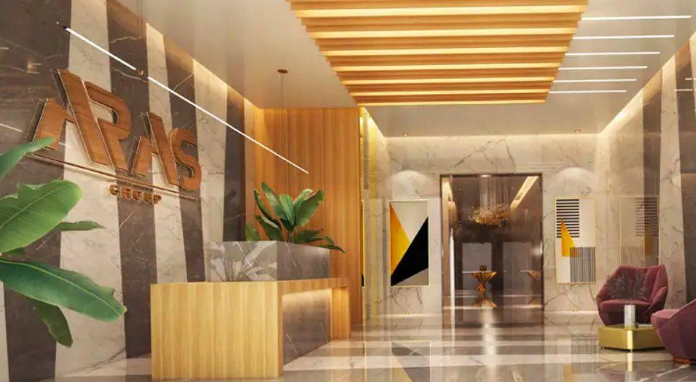 Apartments in a modern residential complex in Majan, Dubai, United Arab Emirates